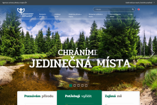 Screenshot: Agentura ochrany přírody a krajiny ČR