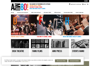 Screenshot: Akademie múzických umění v Praze