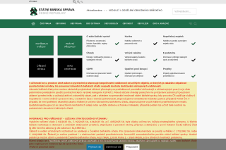 Screenshot: Český báňský úřad