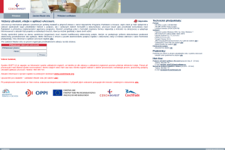 Screenshot: CzechInvest eAccount