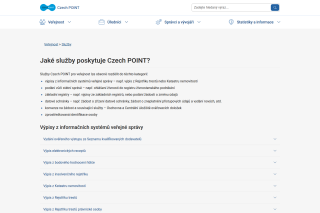 Screenshot: CzechPoint