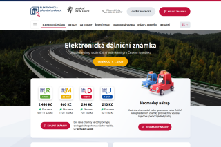 Screenshot: Elektronická dálniční známka