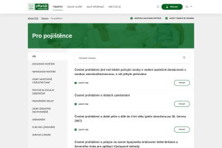 Screenshot: Elektronické podání tiskopisů