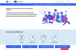 Screenshot: Europass