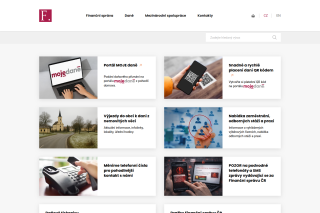 Screenshot: Finanční správa