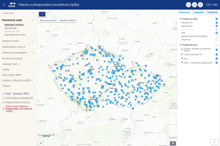 Screenshot: Hlásná/předpovědní povodň.služba