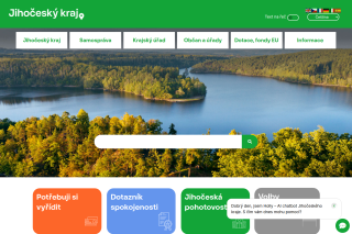 Screenshot: Jihočeský kraj
