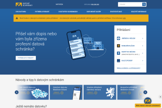 Screenshot: Moje datová schránka