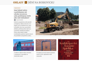 Screenshot: Ohlasy dění na Boskovicku
