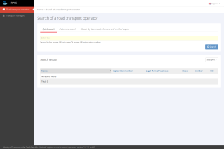 Screenshot: Podnikatelé v dopravě