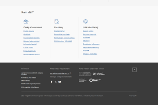 Screenshot: Portál veřejné správy