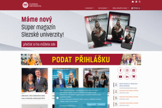 Screenshot: Slezská univerzita v Opavě