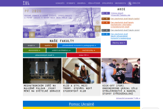 Screenshot: Technická univerzita v Liberci