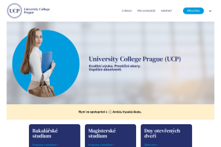 Screenshot: University College Prague