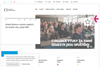 Screenshot: Univerzita Hradec Králové