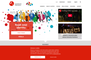 Screenshot: Univerzita Pardubice