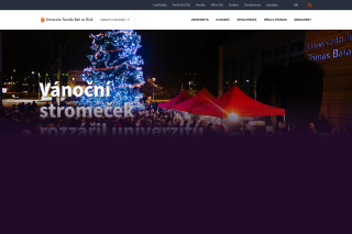 Screenshot: Univerzita Tomáše Bati ve Zlíně