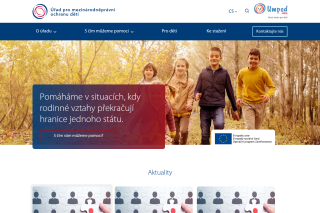 Screenshot: Úřad pro mezinárodněprav. ochranu dětí