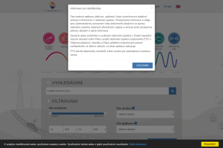 Screenshot: Využití rádiového spektra