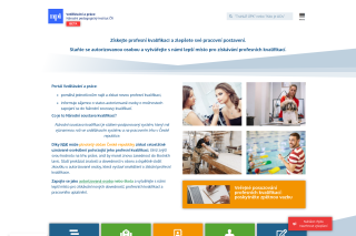 Screenshot: Vzdělávání a práce