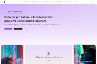 Screenshot: Žijeme kreativou